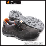 Suede Leather Safety Sandal with Steel Toe Cap (SN5166)