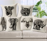Animal Elephant Cotton Pillow Car Pillow Office Sofa Cushion Covers