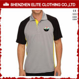 Plain Raglan Sleeve Embroidery Polo T-Shirts Polyester (ELTMPJ-526)
