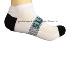 Combed Cotton/Nylon Sport Sock with Hand Linking Mesh/Arch Support