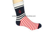 Combed Cotton/Nylon 120n Embroidery Boys' Sock