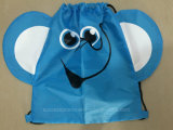 Custom Drawstring Bag, Backpack in Elephant Design