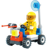 1486508-Pioneering Car Mini Building Blocks Bricks DIY Educational Children Kids Toy Toys for Boy Kids
