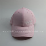 Pink Fashionable Snapback Baseball Caps for Girls with Thick Stitch