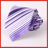 Fashion Polyester Striped Ties Wholesale jacquard Men Necktie