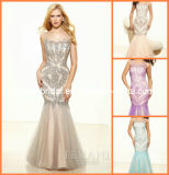 Sequins Beading Evening Dress Drop Shipping Prom Gown P3117