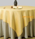 100% Polyester Linen Dublin Jacquard Tablecloth