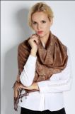 Ladies Fashion Silk Blended Jacquard Shawl