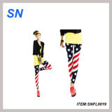 Fashion Leggings with American Flag (SNFL0019)