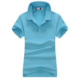 Short Sleeve Pique Dry Fit Women Polo T-Shirt