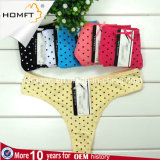 Hot Sales Dots Design Women Cotton Underwear Wholesale Womens Thongs