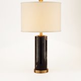Cheap Fancy Black Jade Cloth Art Material Chandelier Table Lamp