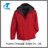 Men's Reversible Rain Jacket with Polar Fleece Lining