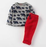 Kids Boys Clothing Sets 2 Pieces Toddler Cotton Long Sleeve T-Shirt & Pants 2-7t