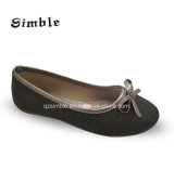 Simple Style Casual PU Ballerina Shoes with Soft Outsole