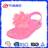 Fashion Girl's Sandal Jellyl with Flower (TNK50023-1)