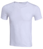 Camisetas Cotton Algodon Men's T-Shirt White Color Free Sample