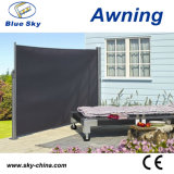 Outdoor Aluminium Polyester Retractable Side Screen Awning (B700)