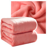 Wholesale Solid Color Soft and Comfy Coral Fleece Blanket
