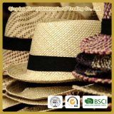 Classics Camel Panama Fedora Straw Hats Supplier