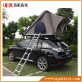 Double Layers and Canvas Fabric Auto Roof Tent for Outdoor Camping