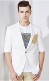 White Sleeve Suit Handsome Fresh Six Points Casual Suit