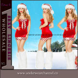 Wholesale Santa Party Stage Dress Christmas Carnival Costume (TDD80761)