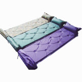Self-Inflated Mattress with Pillow for Outdoor