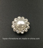Hot Selling 12mm Crystal Rhinestone in Sewing on Pearl with Claw Setting Rhinestone (TP-12mm pearl round crystal)