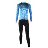 Cycling Jersey+Pants/Jersey+Tights / Clothing Sets/Suits Women's Long Sleeve Suit Breathable / Quick Dry / Windproof / Blue