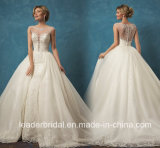 Beading Bridal Ball Gowns Lace Puffy Wedding Dress W201756