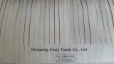 New Popular Project Stripe Organza Voile Sheer Curtain Fabric 008258