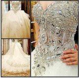 2016 New Strapless Crystal Bridal Wedding Dresses Rfl001