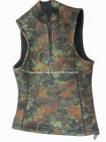 Women's Neoprene Diving Jacket with Camouflage Lycra Fabric (HXS0001)