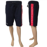 Custom Men's Red Printed Striped Polyester Sport Shorts