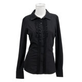 Graceful and Black Sexy Shirt Design for Ladies Shl-04
