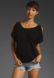 Women Viscose Fashion Clothes T-Shirt (00004)
