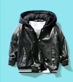 New Design Boy's PU Jacket for Spring Sy-0028