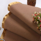 Natural Softness Wool Blanket for Hotel / Home (DPF10750)