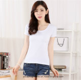 Custom Wholesale 95% Cotton 5% Spandex T Shirt