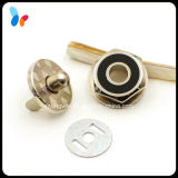 Custom Hexagonal Fashion Alloy Magnetic Button for Leather