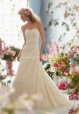 Unique Lace Bridal Gown off-Shoulder A-Line Wedding Dress
