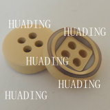 4 Holes Fashion Round Sewing Wooden Buttons for Garment (HD1146-15)