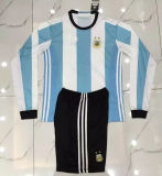 2016 2017 Season Argentina Long Sleeve Soccer Kits