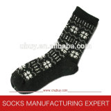Lady's Pattern Cotton Winter Socks