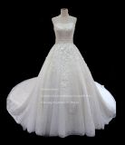 Aolanes Strapless A Line Lace Bodice Wedding Dresses