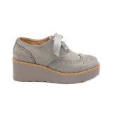 Classic England Style Casual Shoes Women Shoes with Bowknot Decoration (POX94)