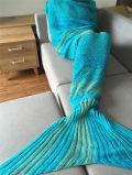 Adult Size Wearable Coral Fleece Mermaid Tail Blanket