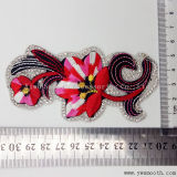 Wholesale Fashion Flower Embroidery Rhinestone Iron on Patch Garment Accessories