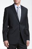 OEM Regular Fit Black Formal Coat Pant Suit for Men